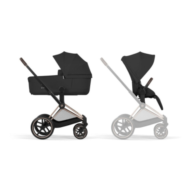 Cybex Коляска Cybex Priam 2 в 1 RG Sepia Black COMFORT (526000001)