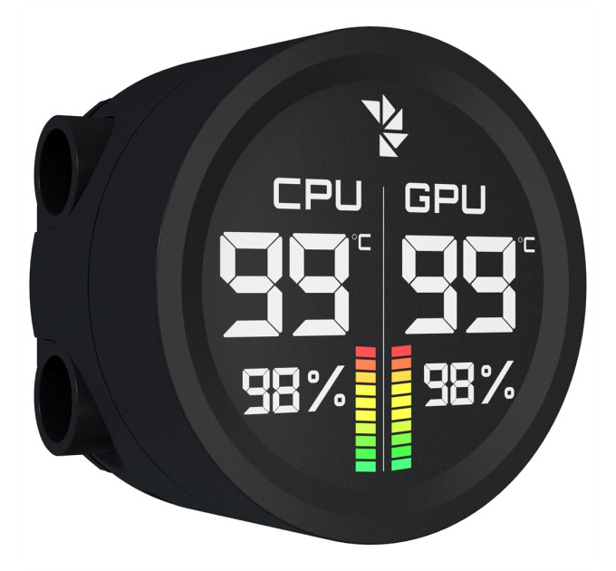 Система водяного охолодження AeroCool Abyss L240R Digi Black (ACLA-AD24117.11)