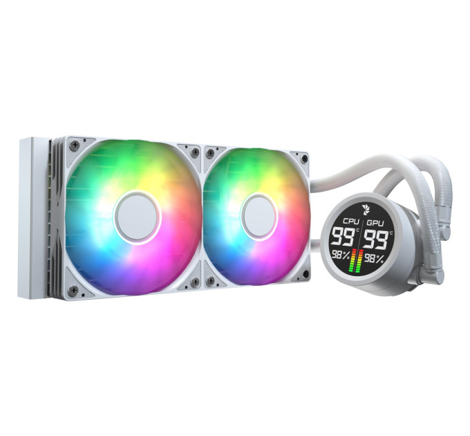 AeroCool Система водяного охолодження AeroCool Abyss L240R Digi White (ACLA-AD24117.21)