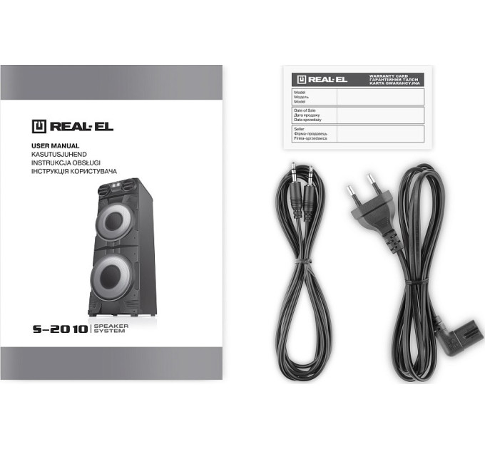 REAL-EL Акустична система REAL-EL S-2010 Black