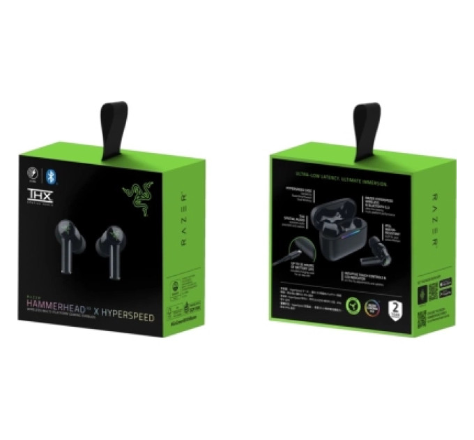 Razer Навушники Razer Hammerhead V3 X Hyperspeed Black (RZ12-05620100-R3G1)