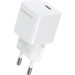 Choetech Зарядний пристрій Choetech GaN USB-C 20W QC3.0/PD/PPS (PD5010-EU-WH)