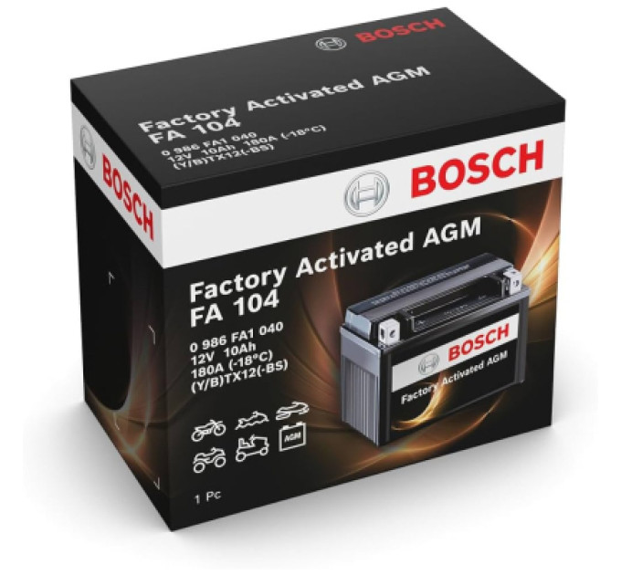 Bosch Акумулятор автомобільний Bosch 0 986 FA1 040