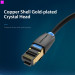 Vention Патч-корд Vention CAT 8 SFTP Ethernet, 1 m, Black (IKABF)