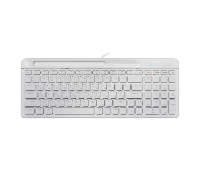 Maxxter Клавiатура Maxxter KB-01W-UA White