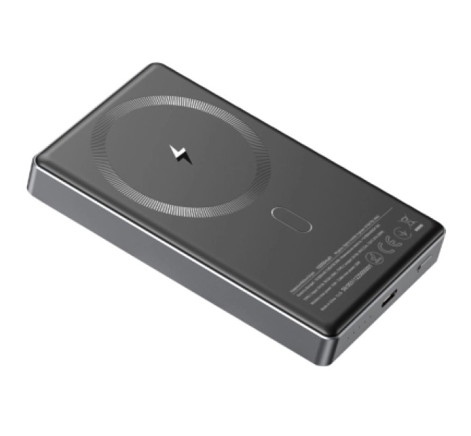Sigma Батарея універсальна Sigma X-power SI10A7QL-MAG grey 10000mAh, Magnetic wireless 15W, PD+QC, 20W max (4827798955116)