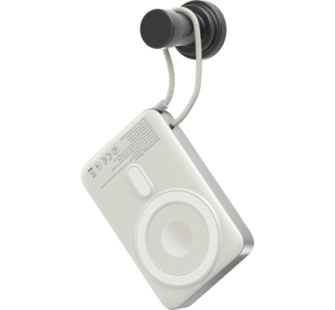Sigma Батарея універсальна Sigma X-power SI10A8QL-MAG silver 10000mAh, Magnetic wireless 15W, charge iWatch, PD+QC, 22,5W max (4827798161012)