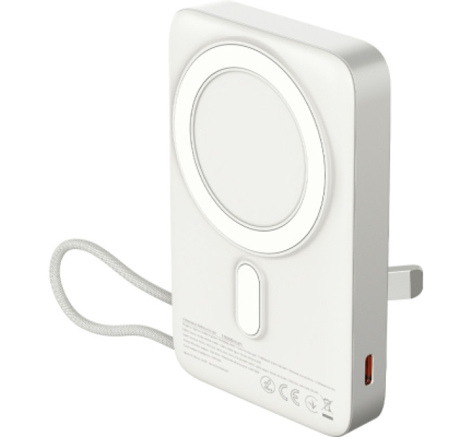 Sigma Батарея універсальна Sigma X-power SI10A8QL-MAG silver 10000mAh, Magnetic wireless 15W, charge iWatch, PD+QC, 22,5W max (4827798161012)