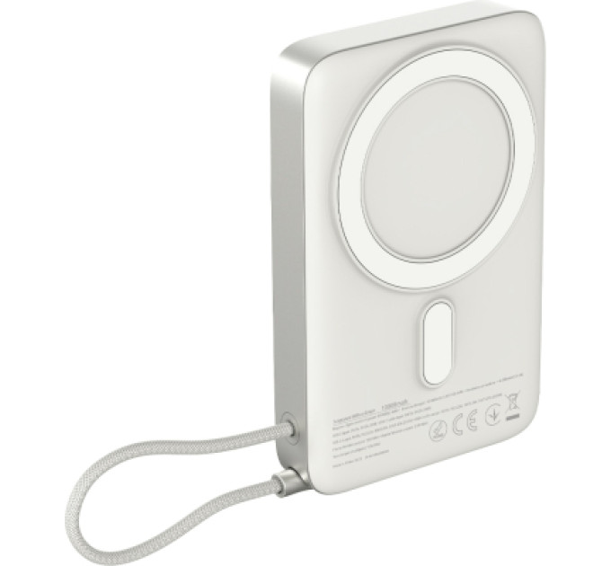Sigma Батарея універсальна Sigma X-power SI10A8QL-MAG silver 10000mAh, Magnetic wireless 15W, charge iWatch, PD+QC, 22,5W max (4827798161012)