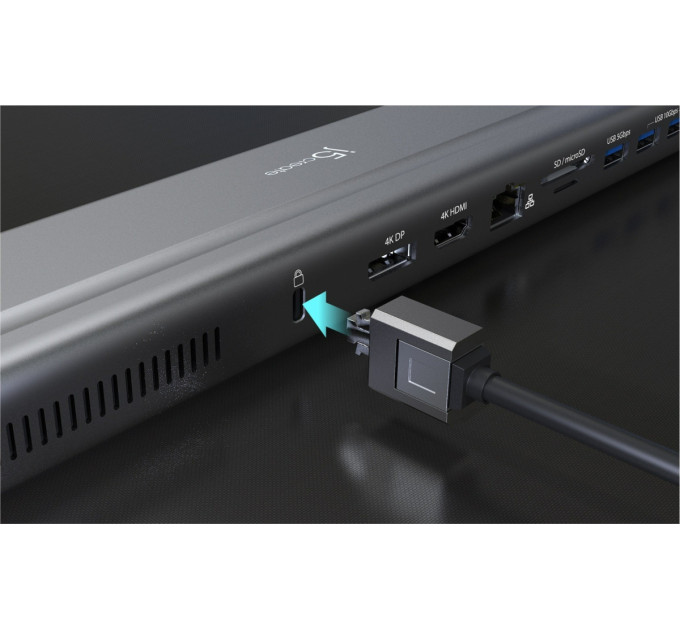 J5create Док-станція J5create USB-C 12-в-1 (JCD552-N)
