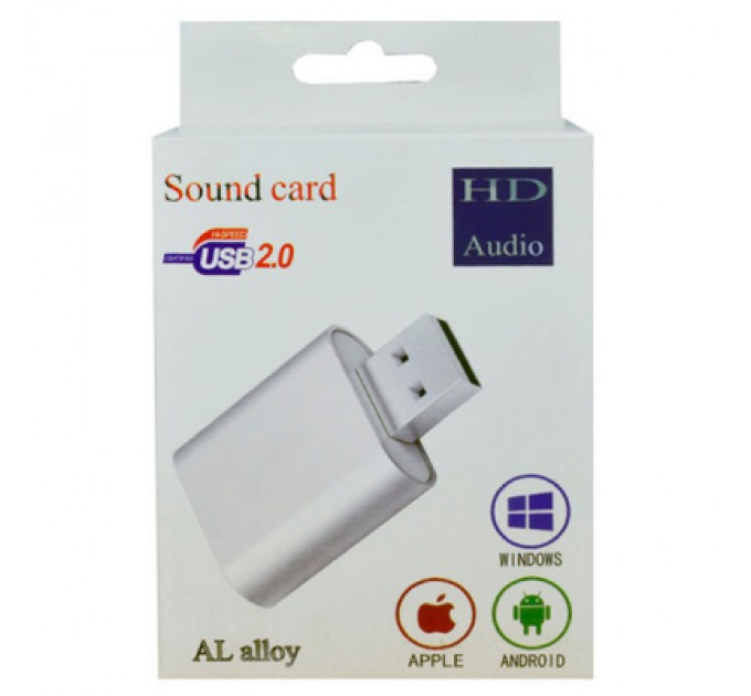 Звукова плата Dynamode USB-SOUND7-ALU black