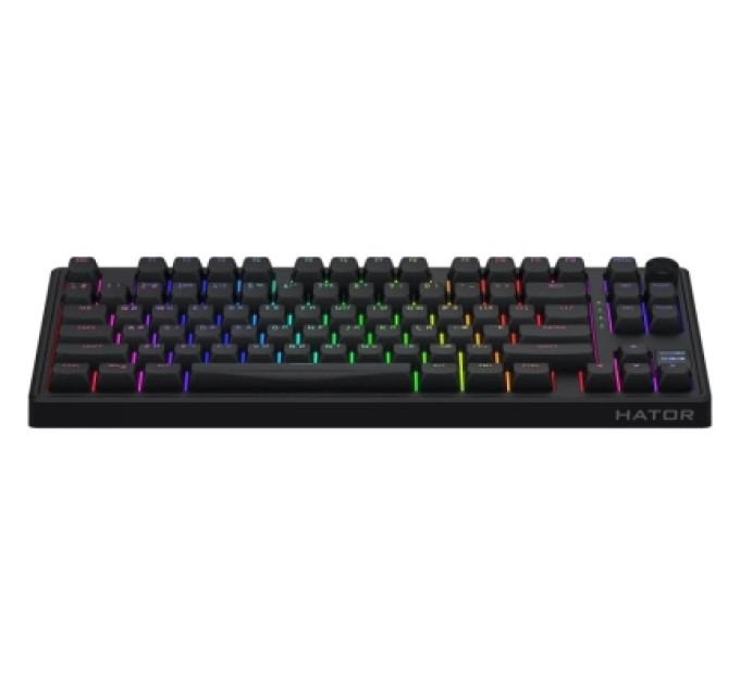 Hator Клавіатура Hator Skyfall 80 PRO Aurum Vanila Silent RGB Wireless/Bluetooth/USB UA Black (HTK4181UA)