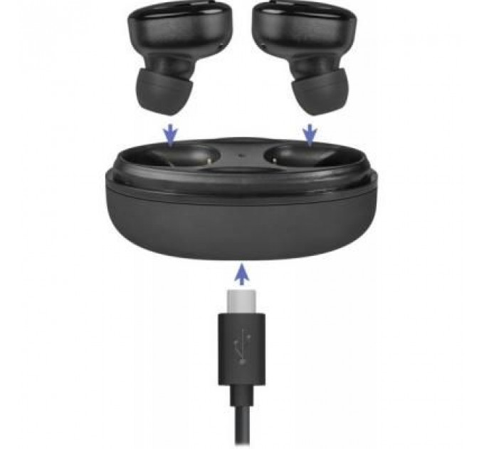 Навушники Defender Twins 635 TWS Bluetooth Black (63635)