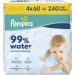 Pampers Дитячі вологі серветки Pampers 99 Water, 240 шт (8006530116305)