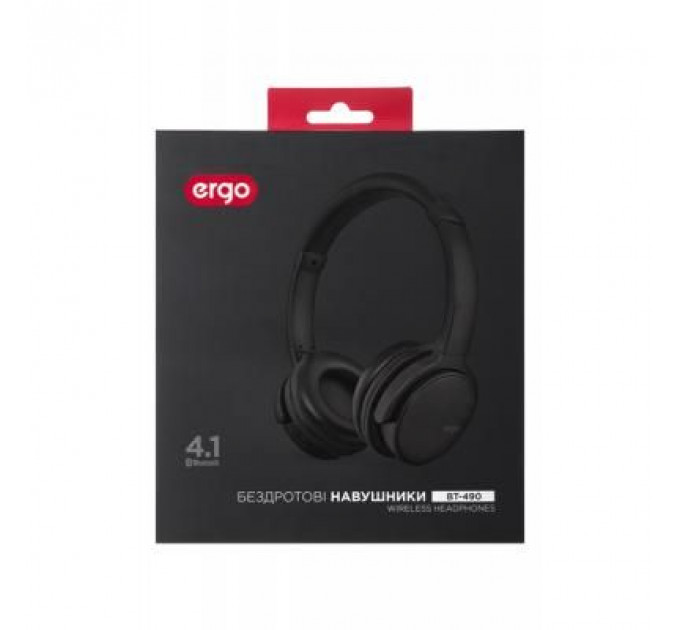 Навушники Ergo BT-490 Black