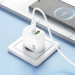 HOCO Зарядний пристрій HOCO CS55A 1xUSB-C PD30W + 1xUSB QC3.0 white (6942007631549)