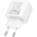 HOCO Зарядний пристрій HOCO CS55A 1xUSB-C PD30W + 1xUSB QC3.0 white (6942007631549)