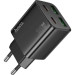 HOCO Зарядний пристрій HOCO N56 2xUSB-C PD30W + 2xUSB black (6942007632492)