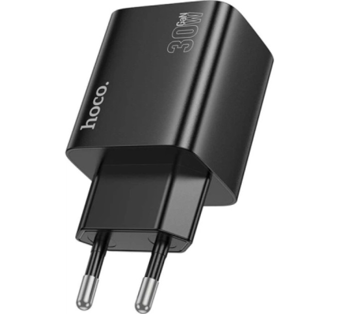 HOCO Зарядний пристрій HOCO N56 2xUSB-C PD30W + 2xUSB black (6942007632492)