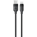 Acefast Дата кабель USB 2.0 AM to USB-C 1.2m 3A TPE black Acefast (6974316283812)