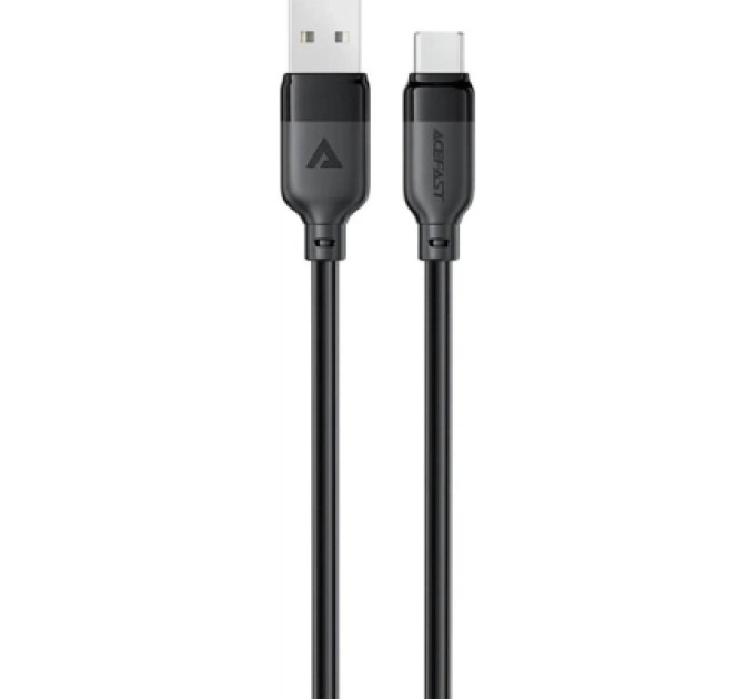 Acefast Дата кабель USB 2.0 AM to USB-C 1.2m 3A TPE black Acefast (6974316283812)
