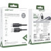 Acefast Дата кабель USB 2.0 AM to USB-C 1.2m 3A TPE black Acefast (6974316283812)