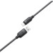 Acefast Дата кабель USB 2.0 AM to USB-C 1.2m 3A TPE black Acefast (6974316283812)