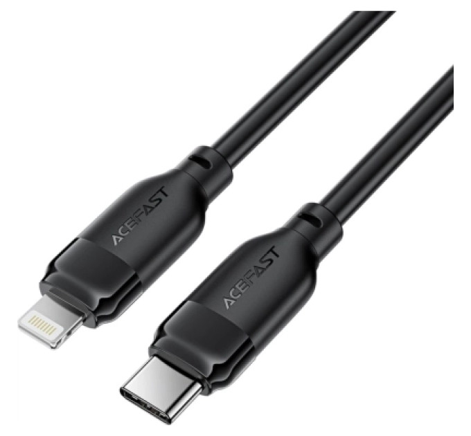 Acefast Дата кабель USB 2.0 AM to Lightning 2.0m 30W TPU black Acefast (6974316286288)