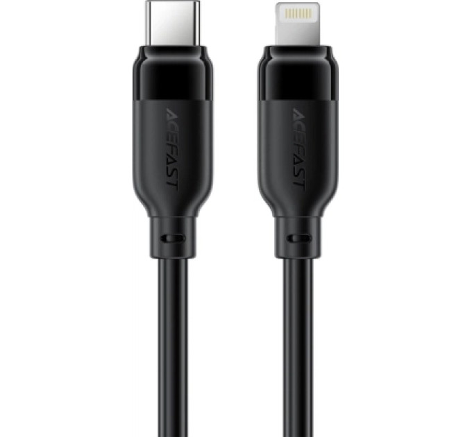 Acefast Дата кабель USB 2.0 AM to Lightning 2.0m 30W TPU black Acefast (6974316286288)