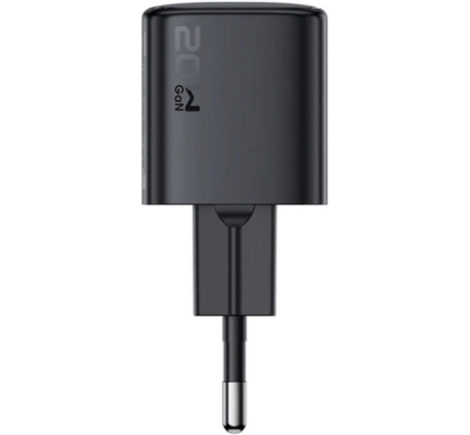 Acefast Зарядний пристрій Acefast A117 USB-C PD20W GaN black (6974316284987)