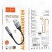 HOCO Кабель мультимедійний USB AM to 3.5mm F LS36 black HOCO (6942007608879)