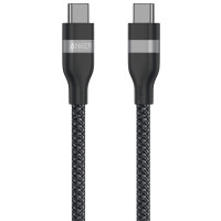 Дата кабель USB-C to USB-C 1.8m 240W upcycled-braided black Anker (A82E2H12)