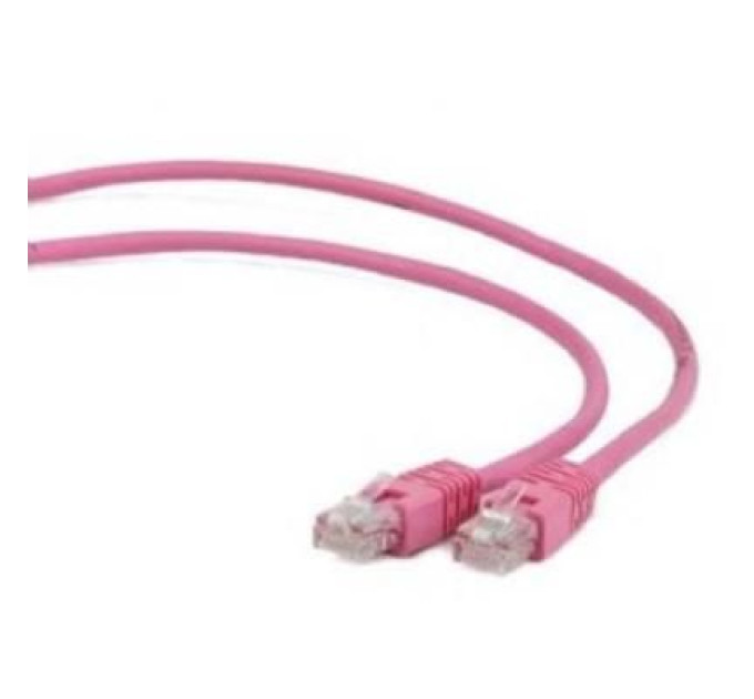 Cablexpert Патч-корд 0.5м, UTP, cat.5e, CCA, pink Cablexpert (PP12-0.5M/RO)