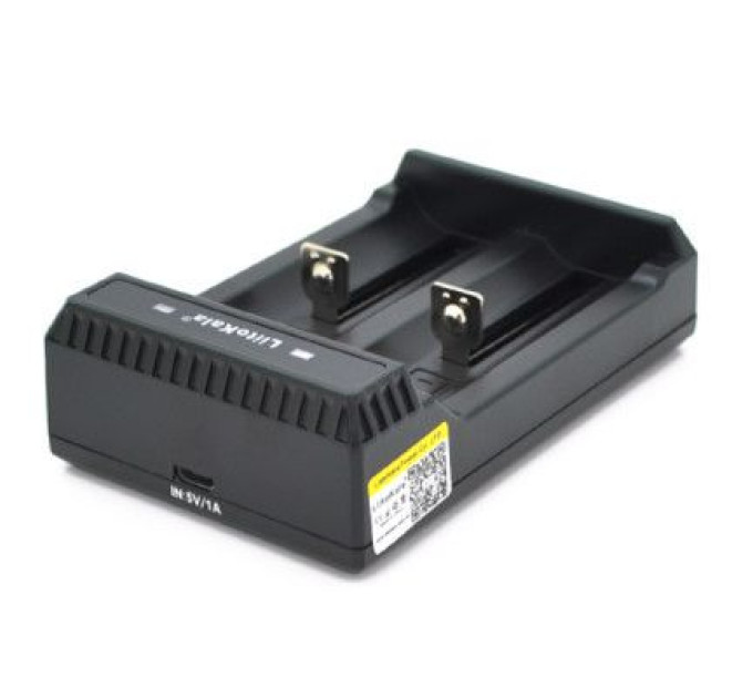 Зарядний пристрій для акумуляторів Liitokala 2 Slots, LED, Li-ion, 10430/10440/14500/16340/17670/18500/18650/26650/25500/26700 (Lii-L2)