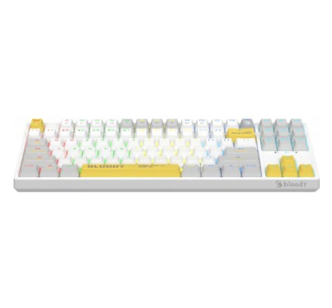 A4Tech Клавіатура A4Tech Bloody S87 RGB BLMS TKL USB Energy White (4711421993708)