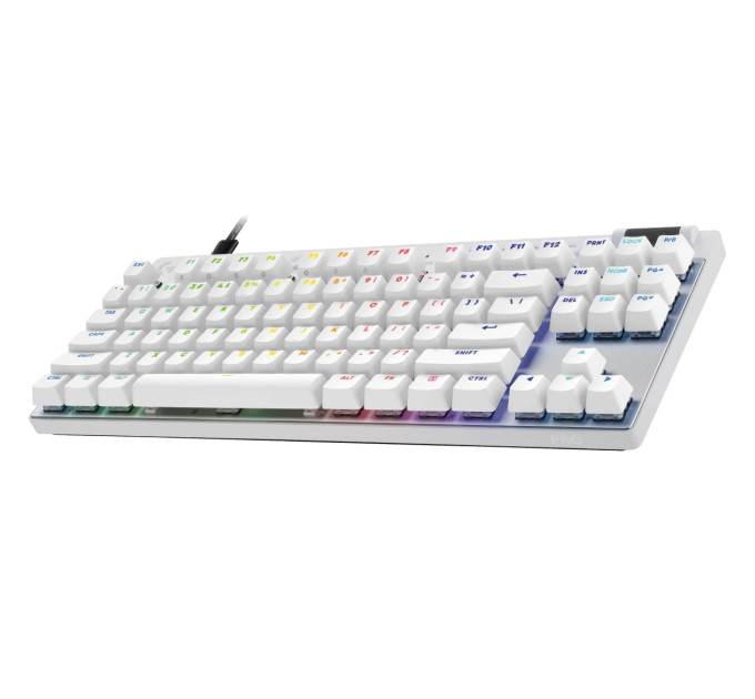 Клавiатура Logitech G PRO X TKL Rapid White (920-013242)