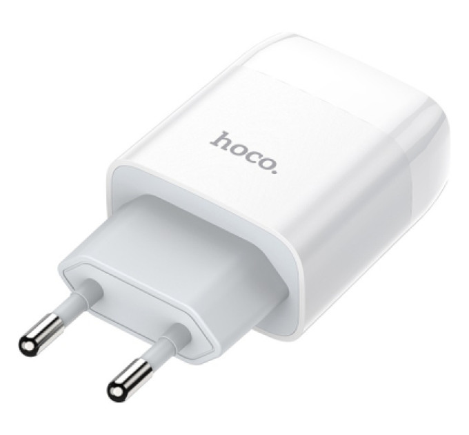 HOCO Зарядний пристрій HOCO C72A Glorious USB 10.5W White (6931474712899)