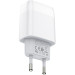 HOCO Зарядний пристрій HOCO C72A Glorious USB 10.5W White (6931474712899)
