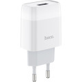 HOCO Зарядний пристрій HOCO C72A Glorious USB 10.5W White (6931474712899)