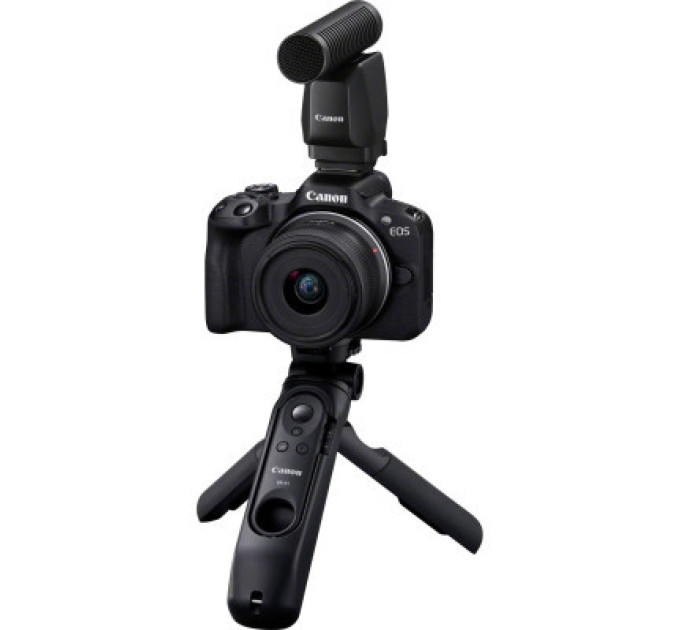 Canon Цифровий фотоапарат Canon EOS R50 + RF-S 18-45 IS STM Black Creator Kit (5811C036)