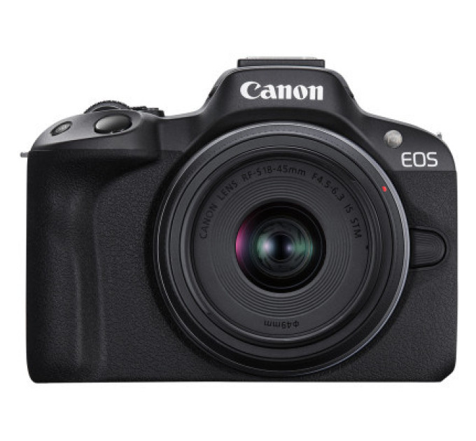 Canon Цифровий фотоапарат Canon EOS R50 + RF-S 18-45 IS STM Black Creator Kit (5811C036)