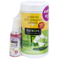 Patron Універсальний чистячий набір Patron Screen wipes 100pcs F3-027 + Hand sanitizer 50ml (CS-PN-F3-050-2)