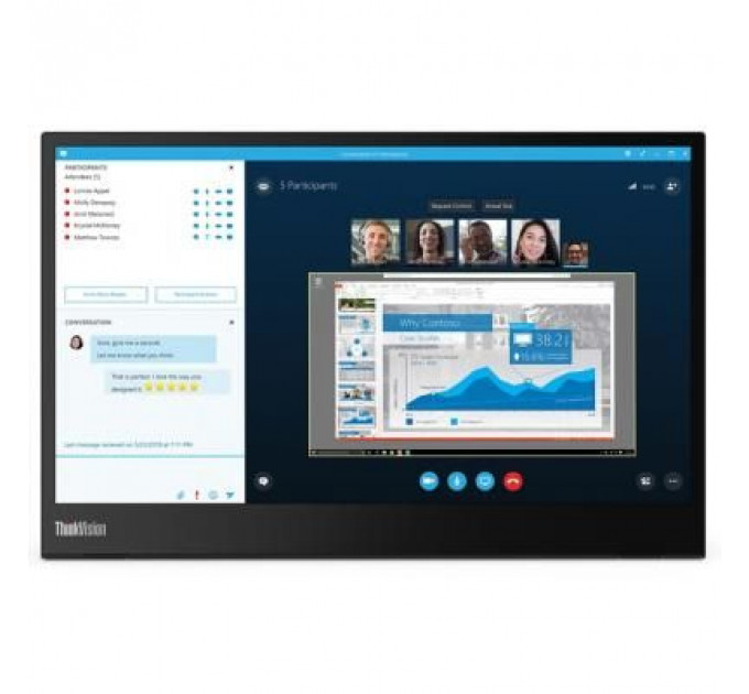 Монітор Lenovo ThinkVision M14 FHD (61DDUAT6UA)