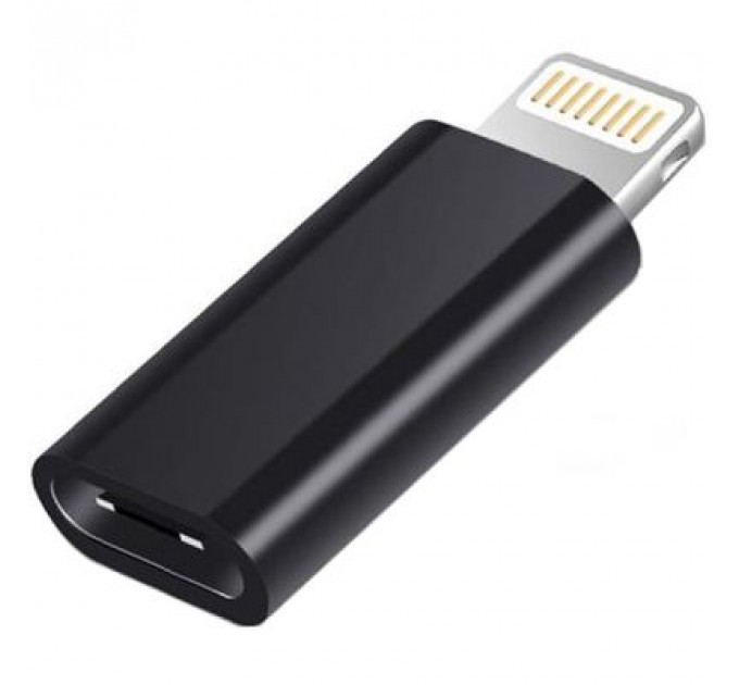 Перехідник USB Type-C to Lightning black XoKo (XK-AC015-BK)