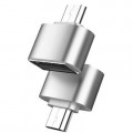 Перехідник USB to Type-C silver XoKo (XK-AC035-SL)