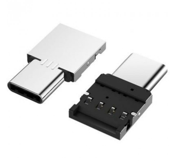 Перехідник USB to Type-C silver XoKo (XK-AC045-SL)