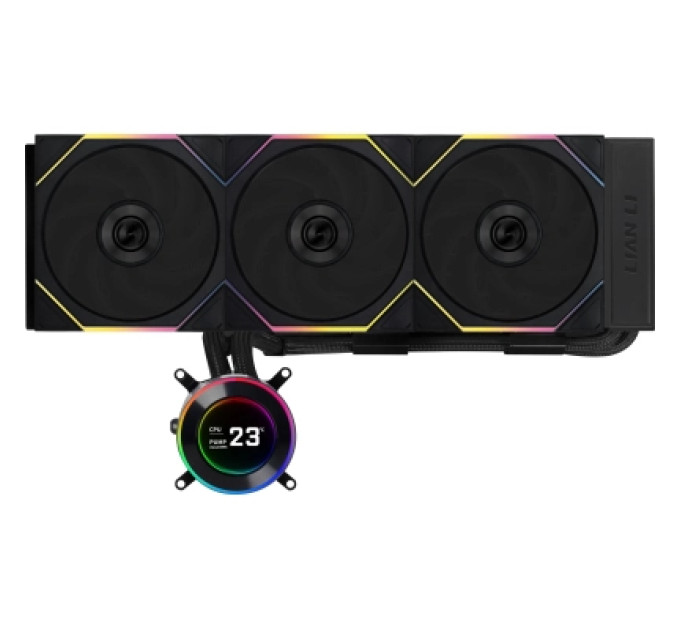 Lian Li Система рідинного охолодження Lian Li HydroShift II LCD-C 360TL, Black (G89.GHS2LCD36TB.00)