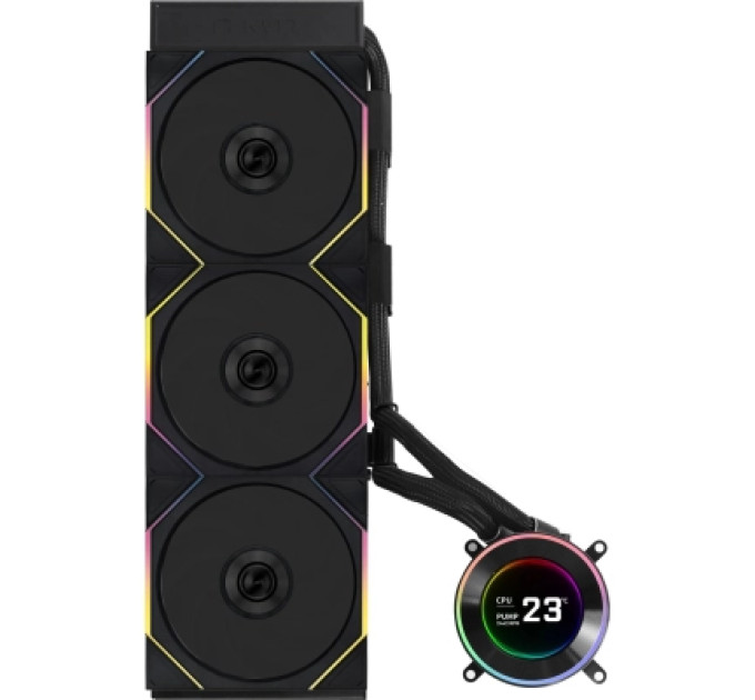 Lian Li Система рідинного охолодження Lian Li HydroShift II LCD-C 360TL, Black (G89.GHS2LCD36TB.00)