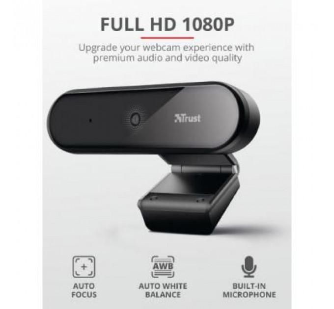 Веб-камера Trust Tyro Full HD Black (23637)
