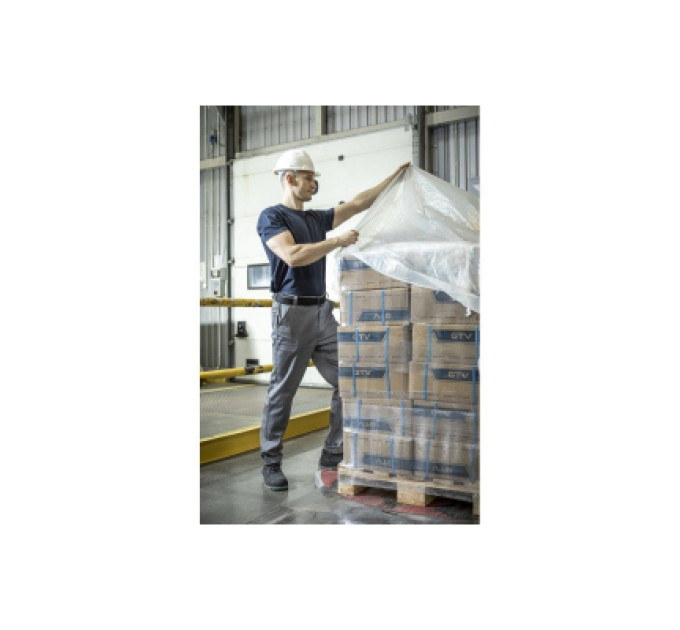 Футболка робоча Hoegert VILS HT5K427-3XL 100% бавовна темно-синя, 3XL (58) (HT5K427-3XL)